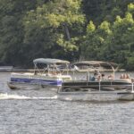 boaters on Cheat Lake